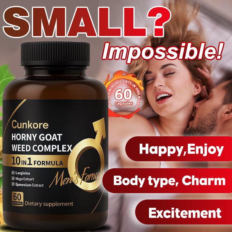 Cunkore Horny Goat Weed Complex Dietary Supplement – 60 Capsules