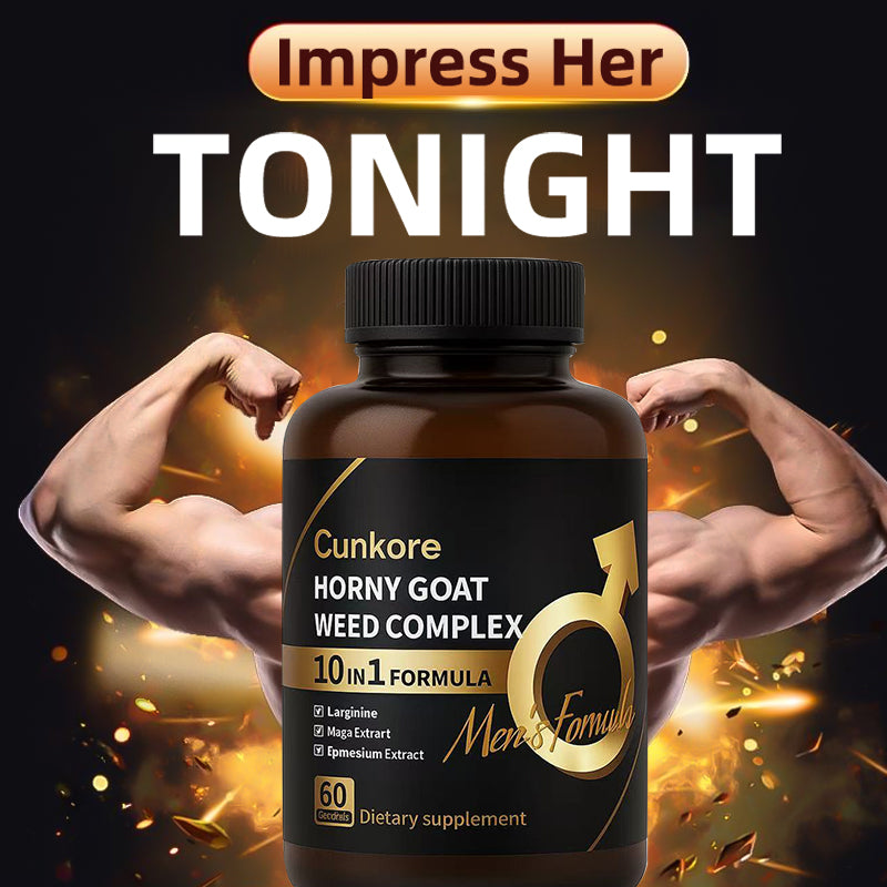 Cunkore Horny Goat Weed Complex Dietary Supplement – 60 Capsules