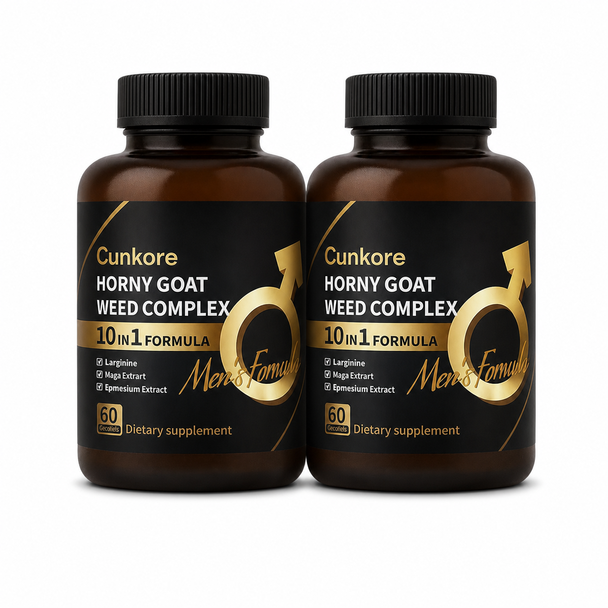 Cunkore Horny Goat Weed Complex Dietary Supplement – 60 Capsules