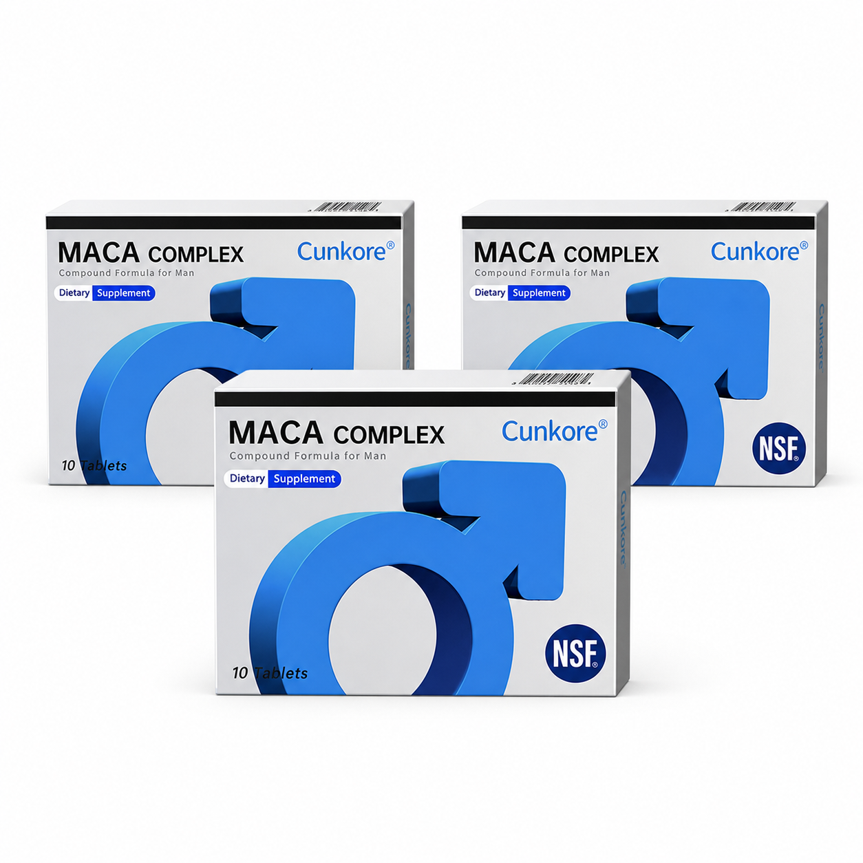 Cunkore Maca Complex Dietary Supplement – 10 Tablets